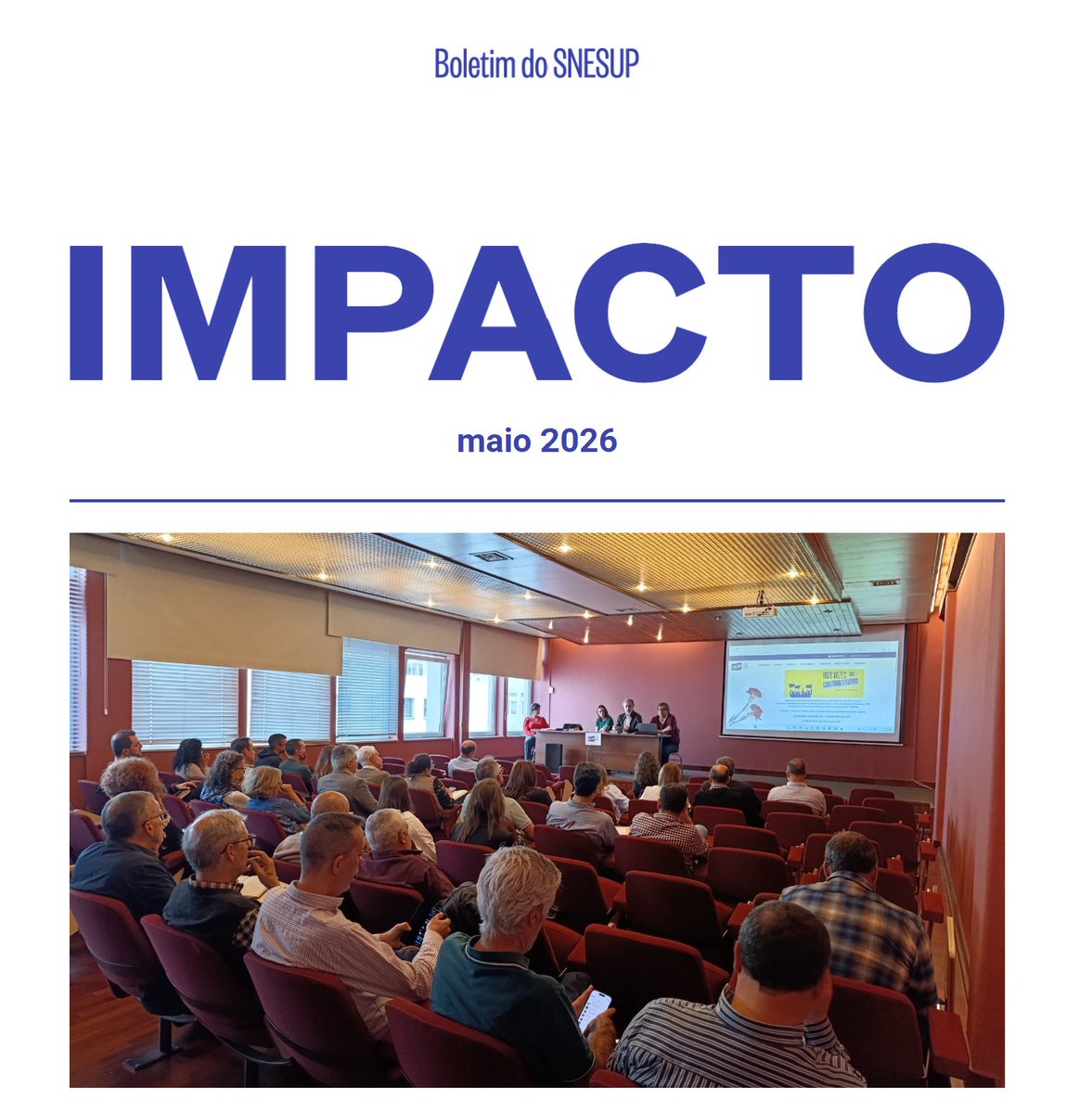 SNESup_ASDI's tweet photo. 📤 Boletim Impacto de maio 2026:  🔗https://t.co/yusiaddHKc

Boas leituras! https://t.co/Gch39oZVjW