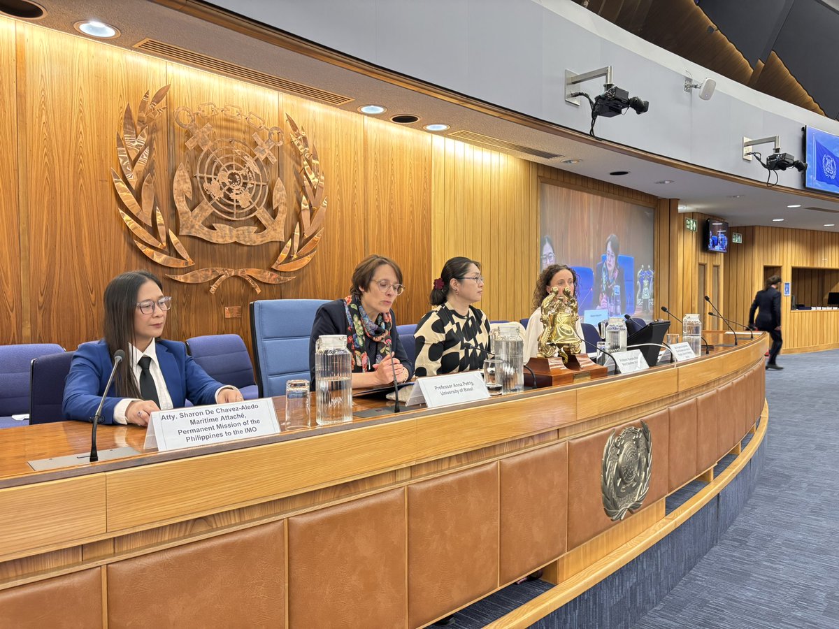 IMOHQ's tweet photo. Join us live as we mark this year’s International Day for Women in Maritime, highlighting the importance of embedding gender equality at every level of the maritime industry—both on shore and at sea. Watch the livestream here: https://t.co/Y2gnxBGURT
#WomenInMaritimeDay https://t.co/RF3j6kSp72