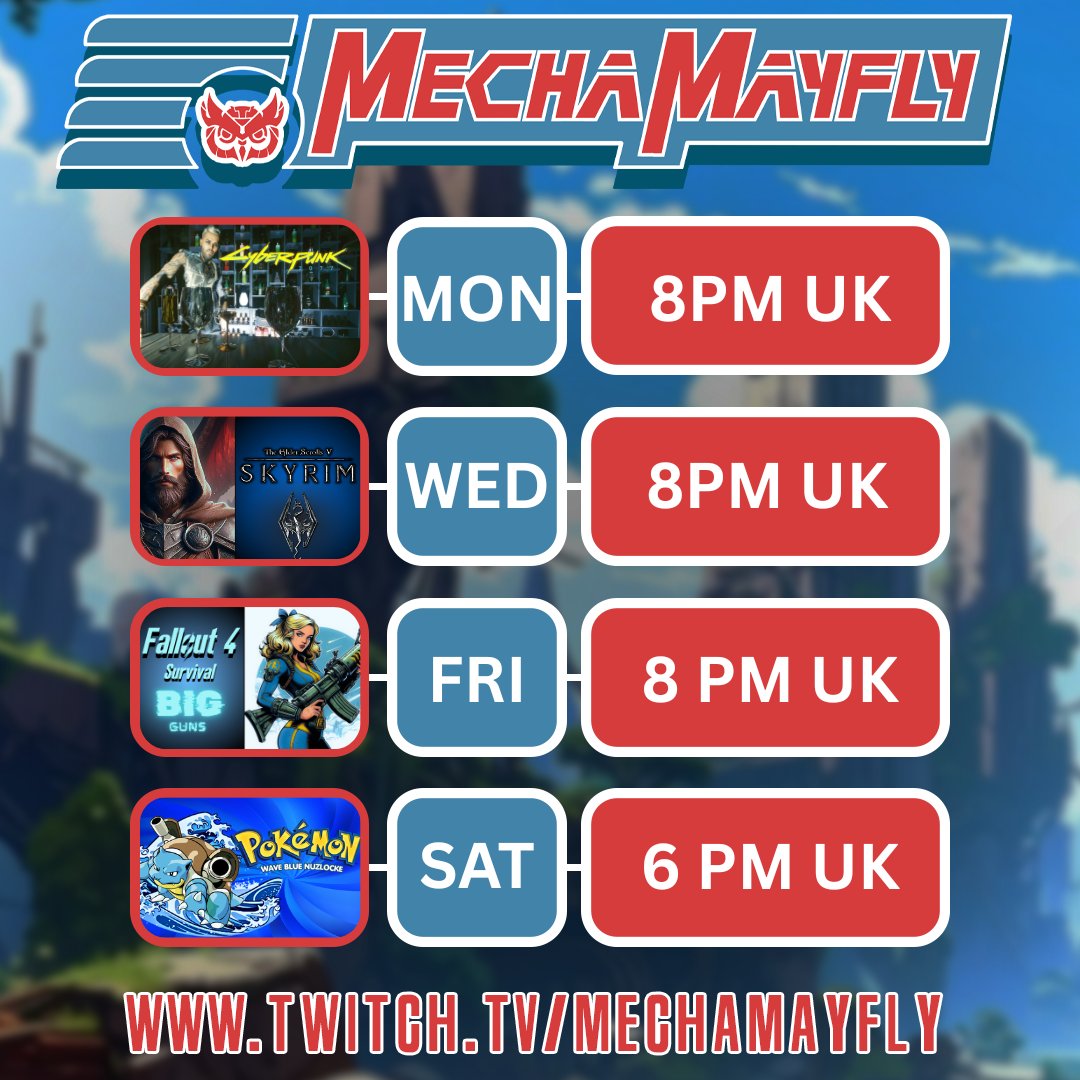 MechaMayFly's tweet photo. This week on https://t.co/Wk4lSJ2ush 👀 https://t.co/QqhbXxfasU