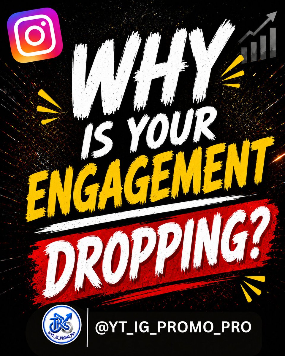 TareqGrowth's tweet photo. Your engagement is dropping for a reason. 📉

Bad strategy kills growth faster than bad content.

Fix your content. Fix your reach. 🚀

#InstagramGrowth #EngagementBoost #SocialMediaMarketing #ContentCreator #GrowOnInstagram https://t.co/aStkHnAtFF