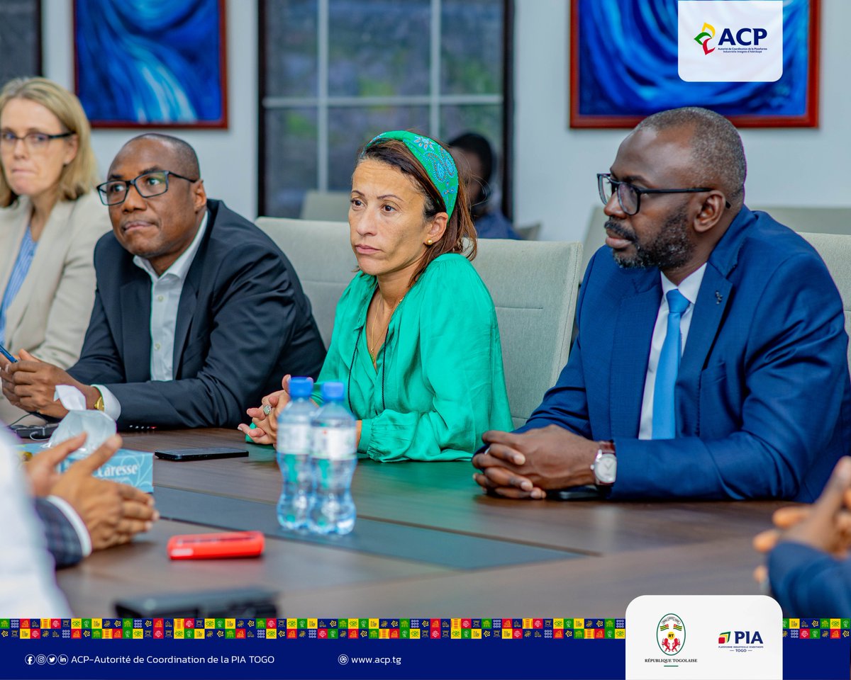 acp_tg's tweet photo. La délégation a également effectué une visite des infrastructures et unités industrielles de la plateforme afin de découvrir les réalisations, les investissements en cours contribuant à la transformation locale, à la création d’emplois et à l’attractivité économique du #Togo https://t.co/gZXFZlUa1A