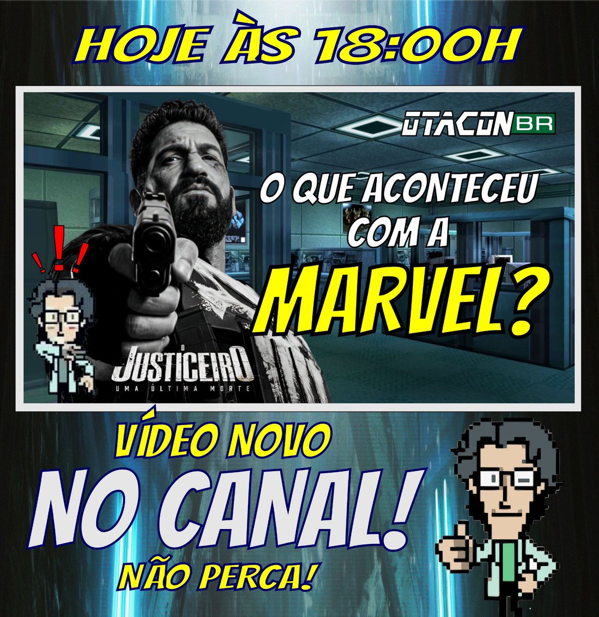 otacon_br's tweet photo. Fala meus amigos e minhas amigas, tudo bem com vocês? Vamos começar a semana falando de coisa boa, porque tá difícil o negócio! Vídeo novo sobre a aula que o John Bernthal deu com esse especial do justiceiro! Espero vocês pra gente trocar aquela ideia, um grande abraço! https://t.co/EkdXInAoad
