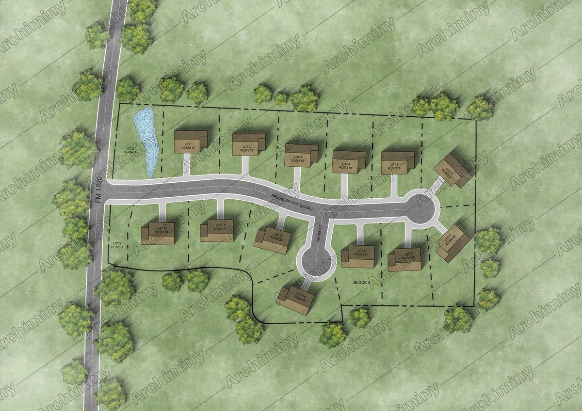 Subdivision Layout Rectangle Subdivision Layout Plan