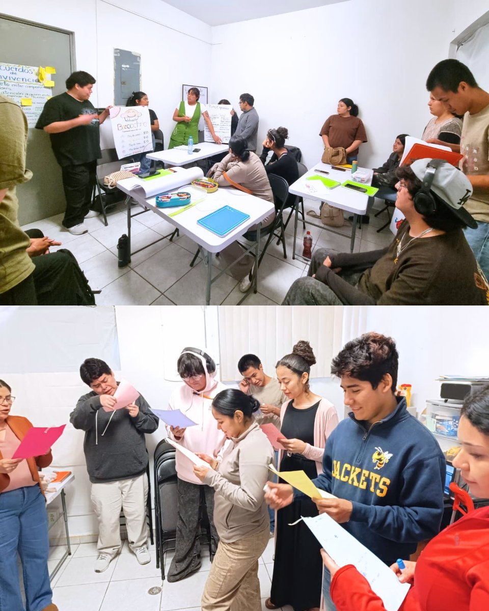 serajac's tweet photo. ✨ Cada aprendizaje fortalece el camino hacia nuevas oportunidades.

Las y los jóvenes que participan en los Centros de Juventud en las sedes de Apodaca, Guadalupe, Monterrey y Juárez, Nuevo León, participaron en el taller “Habilidades que abren puertas al empleo”. https://t.co/jkUQnai0sS