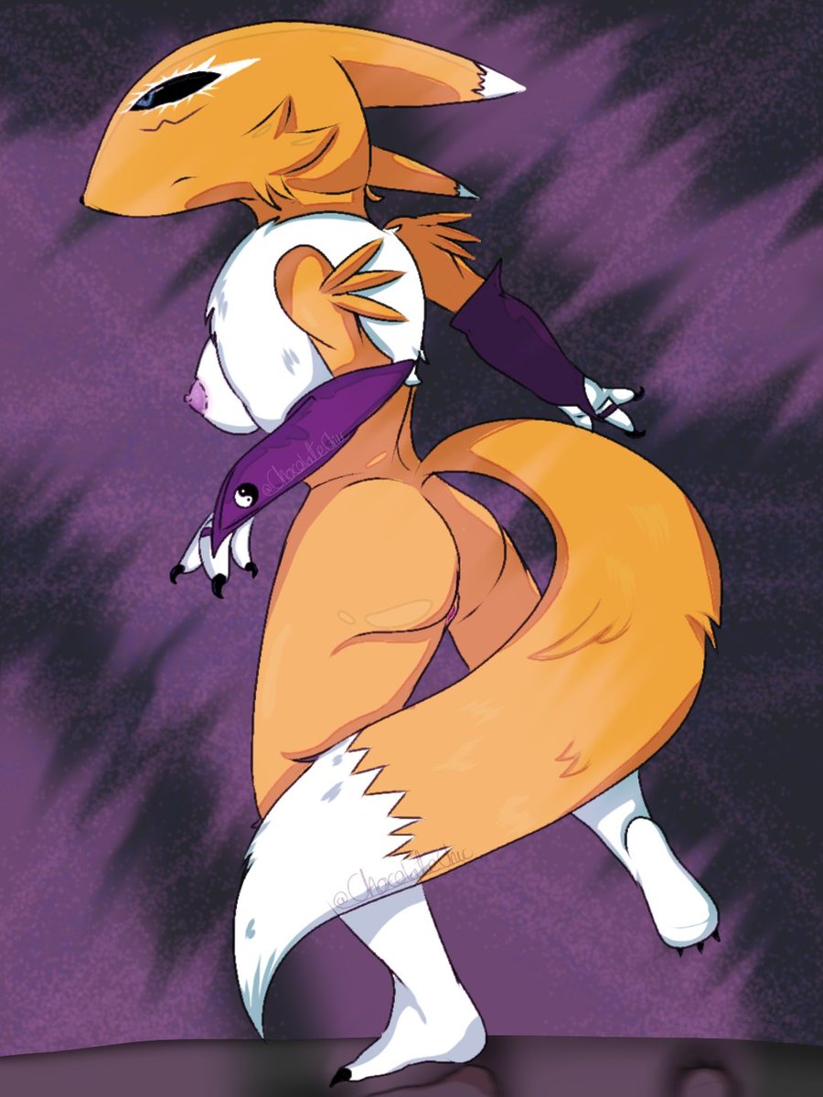 ChocolateChuc's tweet photo. My redesign of my old art of renamon https://t.co/QYVXmaDNVF