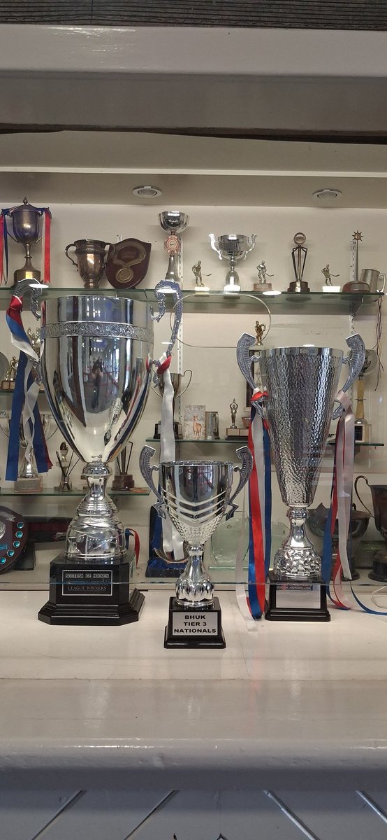 EdinburghOgres's tweet photo. The Treble the people wanted!!

🏆🏆🏆

Murrayfield hockey on top!! 

#champions #ballhockey #OgreArmy https://t.co/B8tLsWYeV6