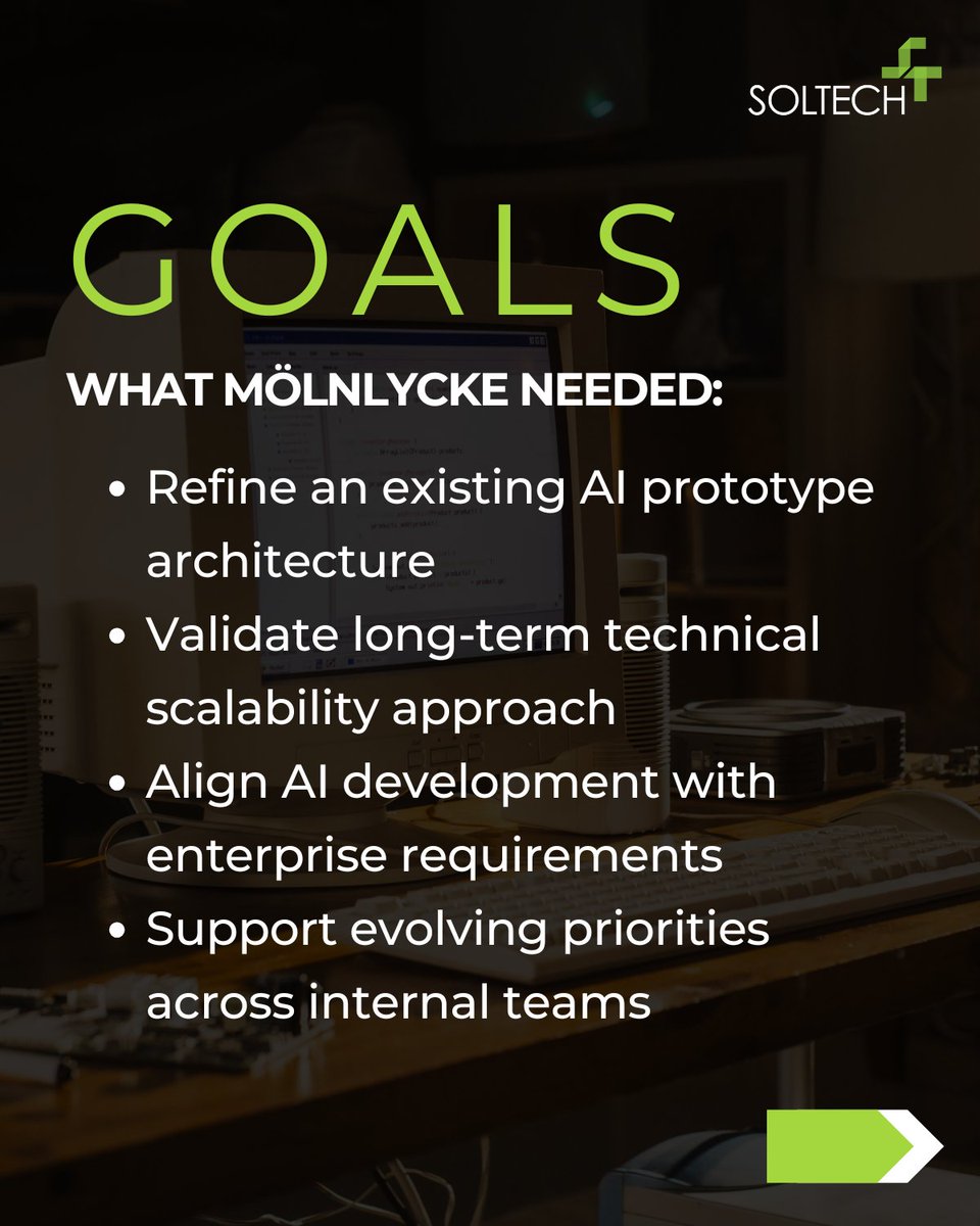 soltechatlanta's tweet photo. Mölnlycke Health Care partnered with SOLTECH to transform an AI concept into a more scalable solution while navigating evolving priorities and enterprise-level complexity.

Read more: https://t.co/FMim505q4K

#ArtificialIntelligence #HealthcareTechnology #SoftwareDevelopment https://t.co/mslj0gNbpd