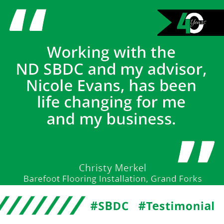 ND_SBDC's tweet photo. Real growth doesn’t happen alone. It takes guidance, support, and the right resources at the right time. Advisor Nicole Evans helps entrepreneurs build confidence, overcome challenges, and create lasting change in their businesses. Ready to take the next step? We’re here to help. https://t.co/LkTo7qi1Qd