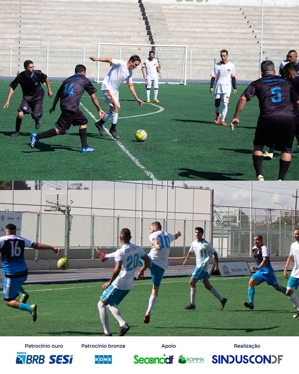 SindusconDF's tweet photo. 👇 MARQUE SUA EMPRESA E SEU JOGADOR FAVORITO!
O segundo sábado de jogos da 16ª Copa Sinduscon-DF de Futebol Society foi recheado de emoção e vitórias. 
👉 Arraste para reviver os melhores momentos, ainda tem muito mais pela frente! https://t.co/BxmUmEADwv