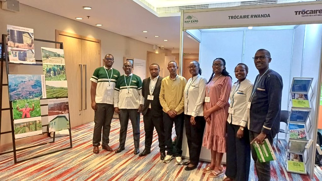 RccdnRwanda's tweet photo. Today, RCCDN joined other Trócaire partners in participating in the #NAPExpo2026, taking place from 18–21 May 2026 at the @KigaliMarriott Hotel. The event provides an important platform for knowledge sharing, collaboration, and advancing climate adaptation efforts. https://t.co/TnBk2gtQqx