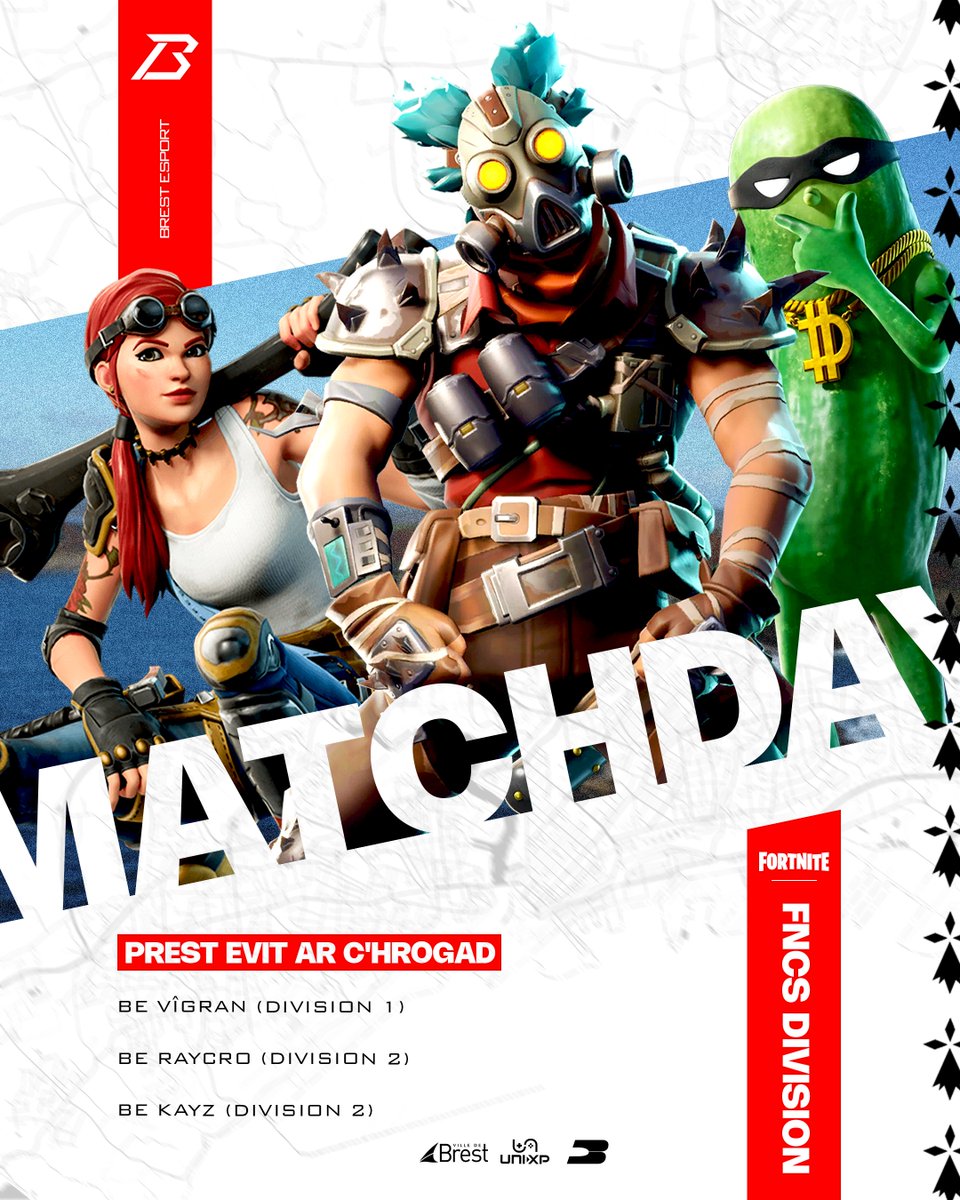 Brest_Esport's tweet photo. Nouvelle semaine de compétition !

Retrouvez @kialogaVLR pour vivre la Division CUP en direct dès 19h 📺

🔗https://t.co/RUQKARpCNA

#BrestMeme #BrestRising #Fortnite