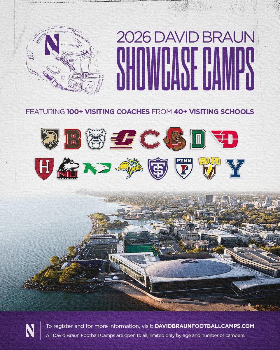 NUFBFamily's tweet photo. Showcase your skills this Summer! 🏈