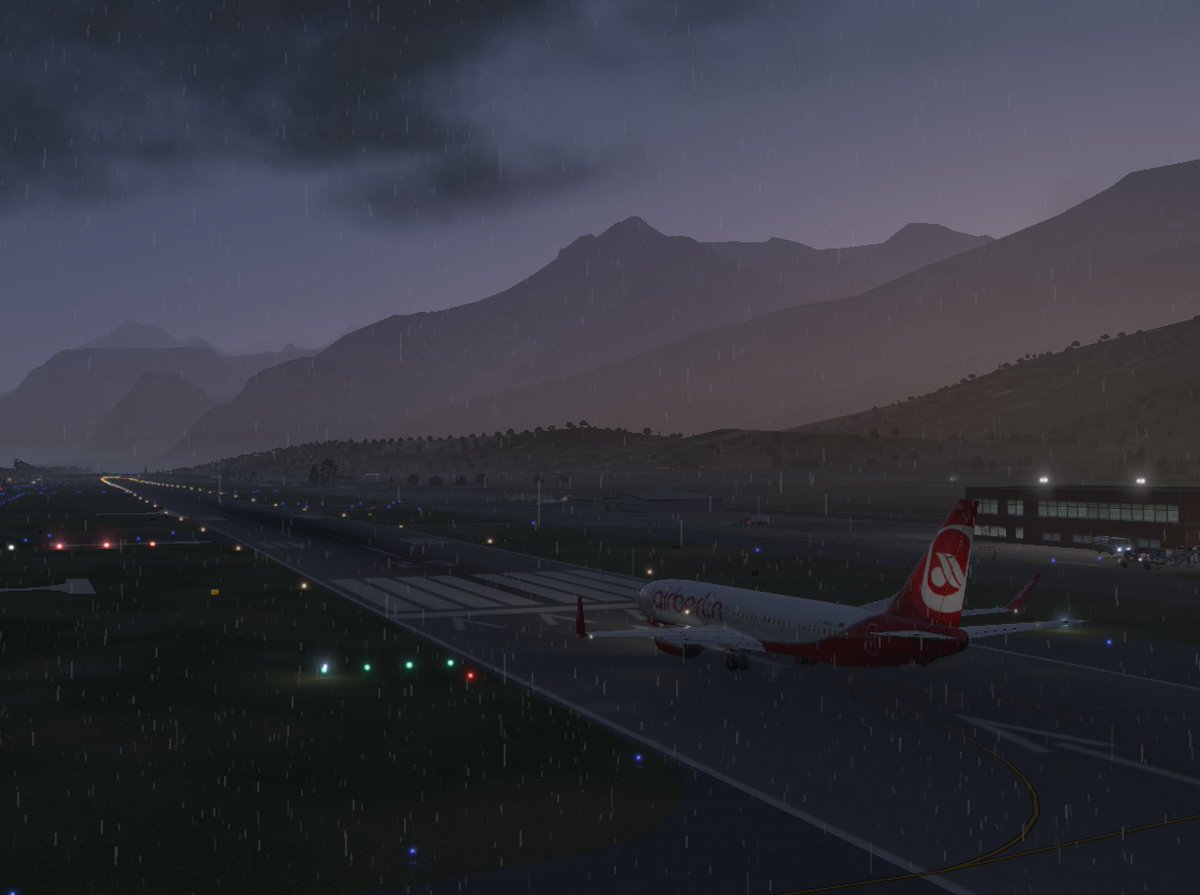 tsybalab's tweet photo. Departed rainy Sion 

#lsgs #eddb #xplane #b738 https://t.co/R8QlLquXx0