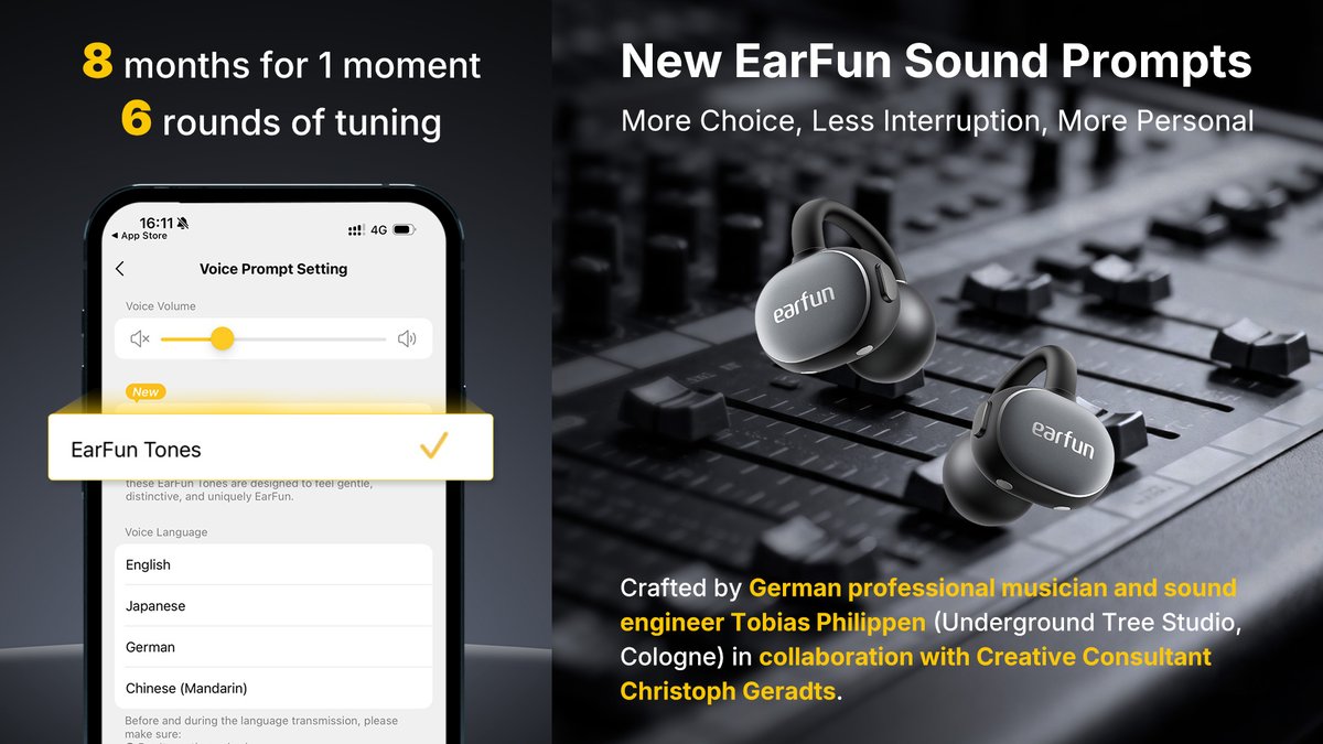 EarFun Official tweet media