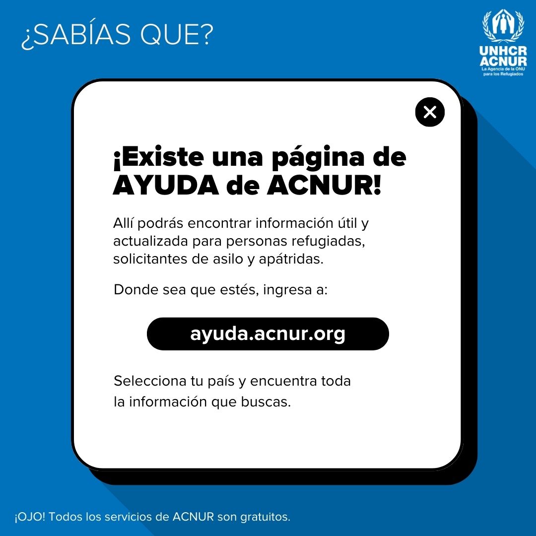 ACNUR México tweet media
