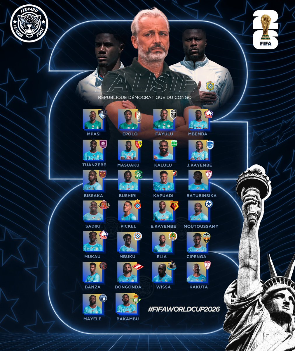 michaelcinto2's tweet photo. #Worldcup2026 
#Léopardsrdc https://t.co/rVZjX9RJUB