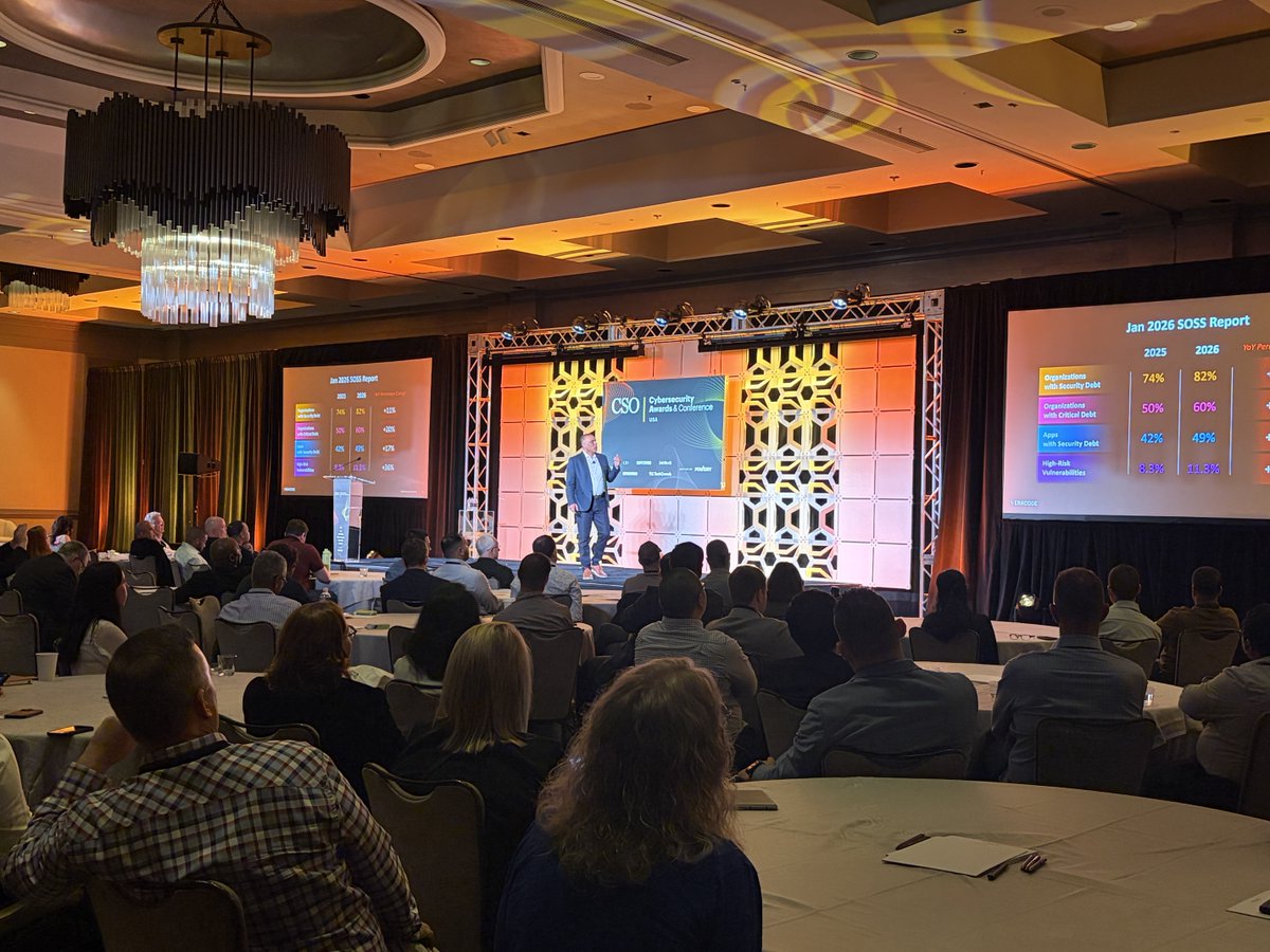CSOonline's tweet photo. CISOs are shifting from prevention to resilience and restructuring teams around AI.
Day two of #CSOConference reveals what it takes to lead now: https://t.co/My6Z3iR8lC
#CSOAwards #Cybersecurity #CISO https://t.co/CGX6WrKQbH