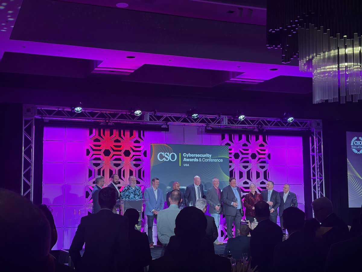 CSOonline's tweet photo. CISOs are shifting from prevention to resilience and restructuring teams around AI.
Day two of #CSOConference reveals what it takes to lead now: https://t.co/My6Z3iR8lC
#CSOAwards #Cybersecurity #CISO https://t.co/CGX6WrKQbH