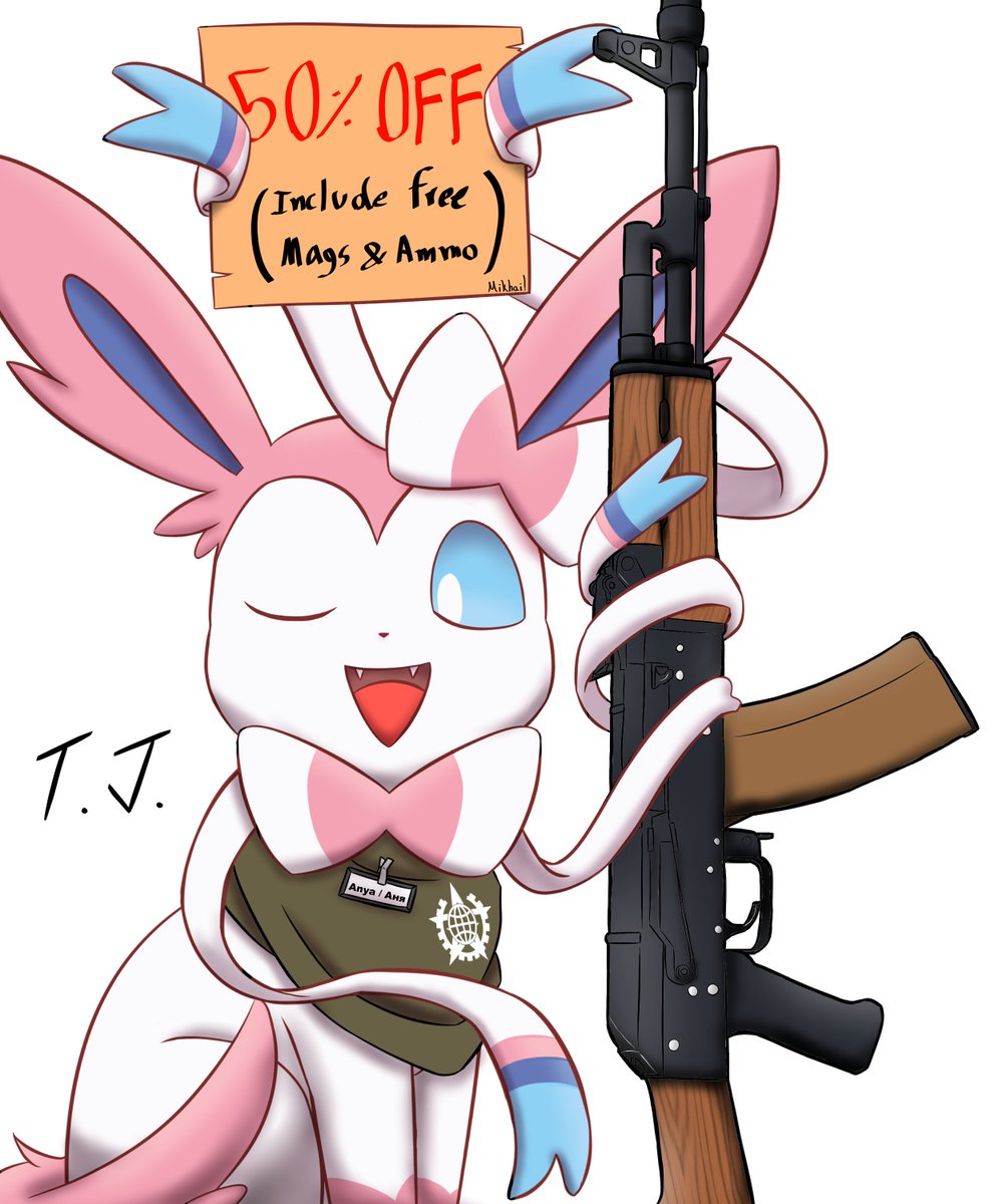 TimurJachevsko's tweet photo. It's old but also 50% off! Will you take it?

#pokemon #pokemonfanart #sylveon #ニンフィア https://t.co/uYvxaSDQqy