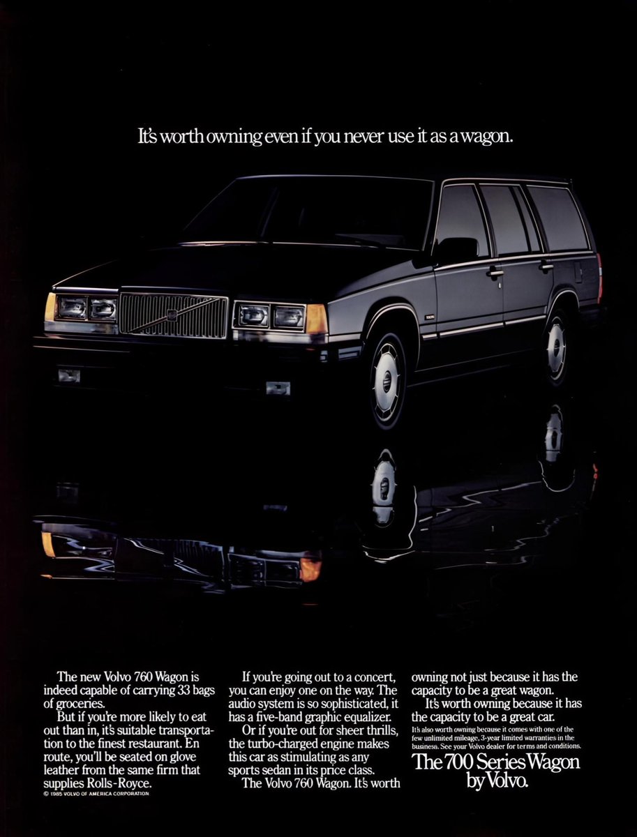 luusssso's tweet photo. Vintage black on black ads go extremely hard https://t.co/Kf7iN1DJic
