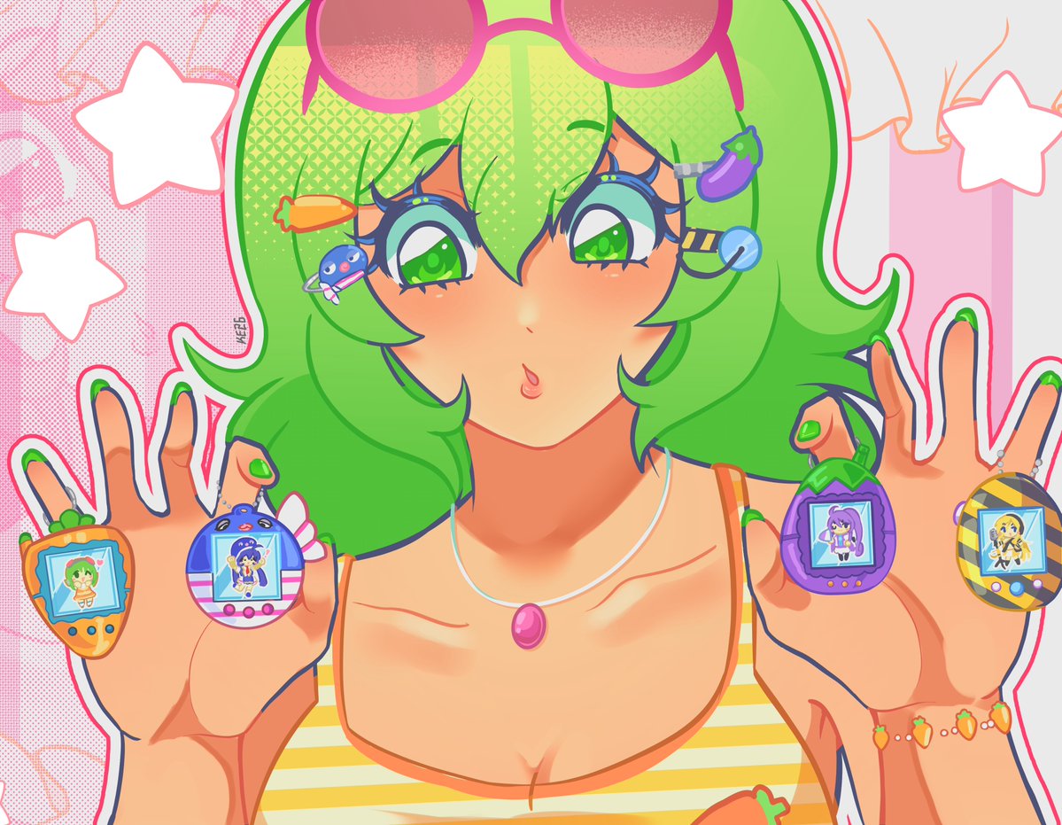 Zusiku_ku's tweet photo. 🥕💙all the friends i need are right here!🍆⭐️
#GUMI #音街ウナ #神威がくぽ #リリィ https://t.co/qVSaRczPti