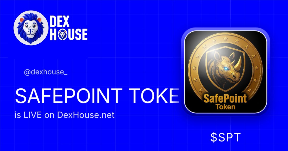 OdogwuOfGoshen's tweet photo. Another listing for @Safepoint2026 $SPT

Ca. 0x3925f2ae71bCd36b9e4284F92f519f3924b2A91a

Preview: https://t.co/xqroTgf2VW…

Check out our free token scanner:
https://t.co/nKOehaRzhF

#sol #bsc #ethgems #solgems #bscgems #buildonbase #base #dexh https://t.co/djCrxqihi0