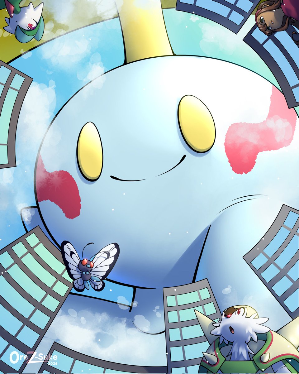 OrezSuke's tweet photo. Mega Chimecho OC (#pokemon) https://t.co/KxBvILeuFx