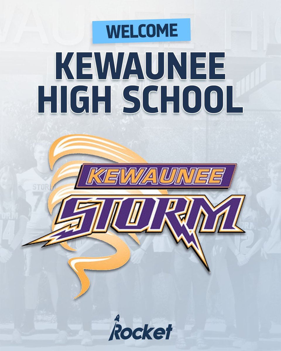alumni_rocket's tweet photo. Excited to have Kewaunee High School joining the Rocket family! 🌪️💜 https://t.co/WVxfyroifJ