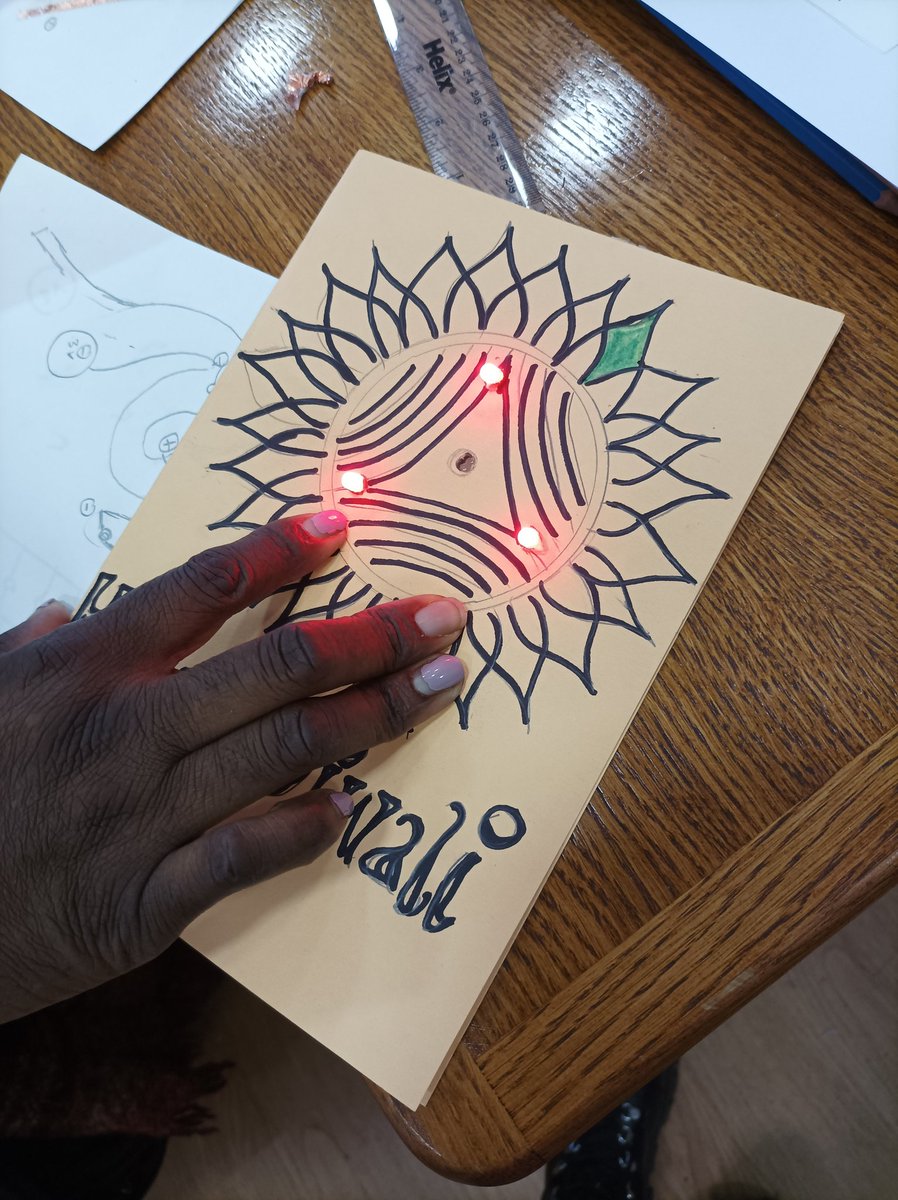 FoleshillCreate's tweet photo. Coming up tomorrow 
Learn how to create your own light up greeting card using simple circuitry and electronic components!  We start at 10.30 at 126 Broad Street 🙂 https://t.co/ZykQwxwMjh