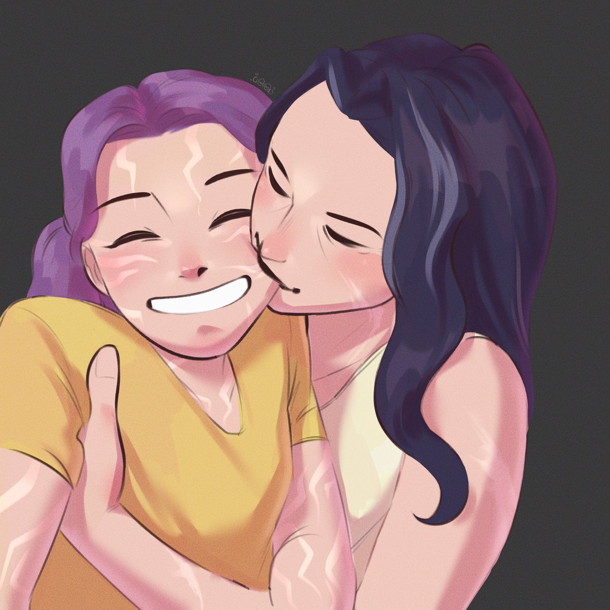 djinnjin_'s tweet photo. “You’ll always be my baby” 🐣

2 years post movie, after a long journey of healing together, Rumi asks Celine to redo this photo of them, 25 years later.

I live in a world of unicorn and rainbows

#KPOPDEMONHUNTERS https://t.co/GYb228tBve