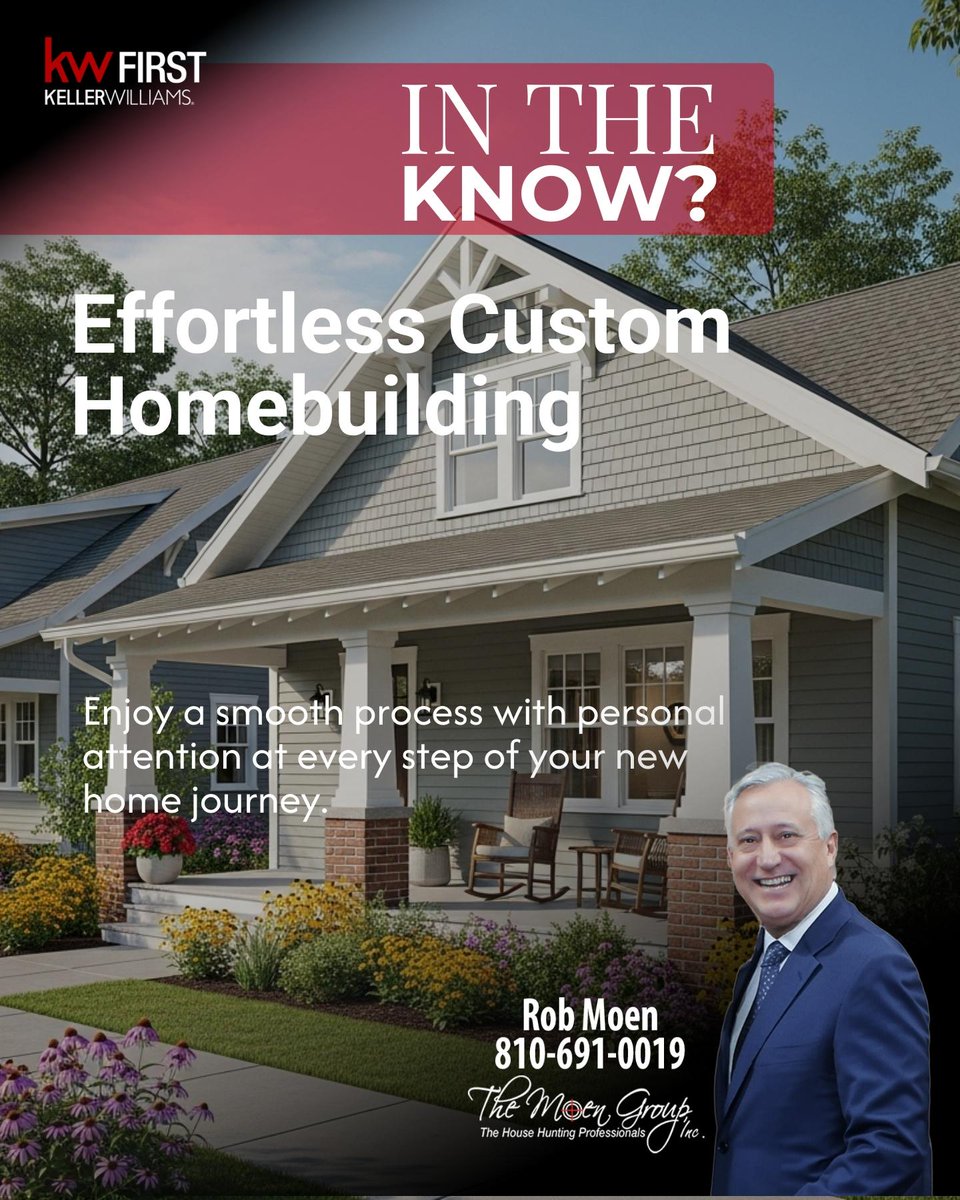 RobMoen's tweet photo. Custom builders like Weir in Fenton make downsizing into a luxury new home feel personal and effortless. 🏡✨

What custom touch would make your next home feel like it was built just for you? https://t.co/mQ33DBIicy