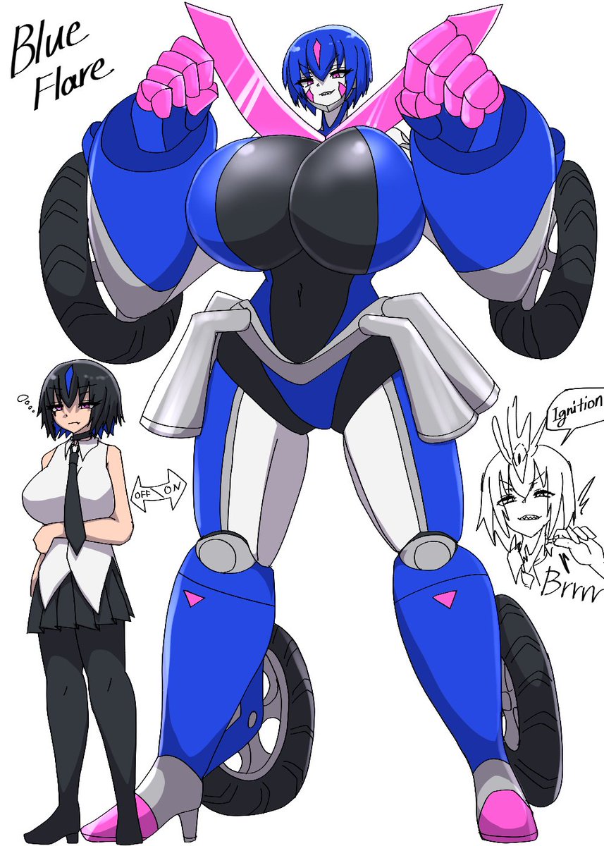 うちのこらくがきブルーフレアさん
OFFモードでは学生に紛れてのんびりしているらしい

描くたびに腕が太くなってる気がする 