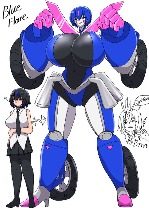 うちのこらくがきブルーフレアさん
OFFモードでは学生に紛れてのんびりしているらしい

描くたびに腕が太くなってる気がする 
