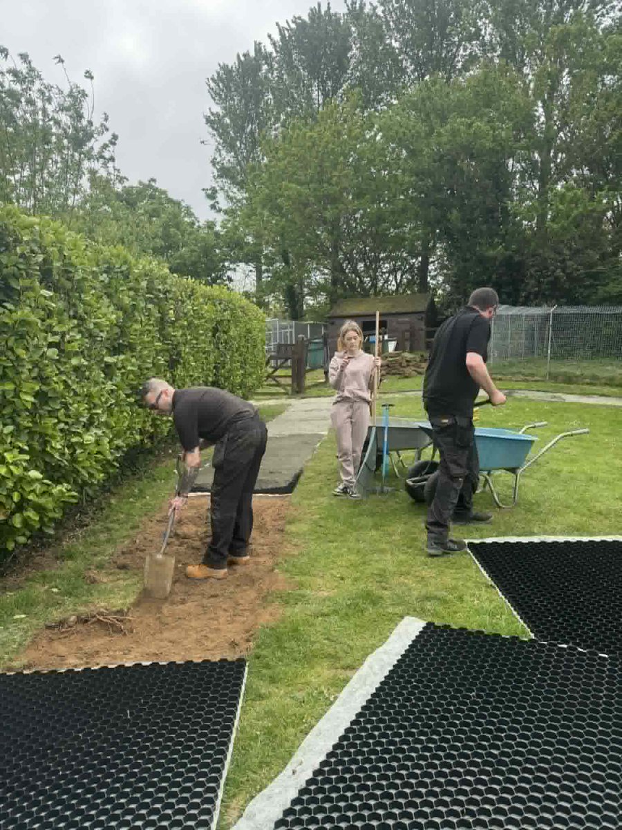 GSPCA's tweet photo. @HowdensJoinery  Team Lend a Helping Hand to Transform GSPCA Shelter Pathways funded by the @CI_Coop  https://t.co/e2m1FkdZ1x https://t.co/GSExaEAlqA