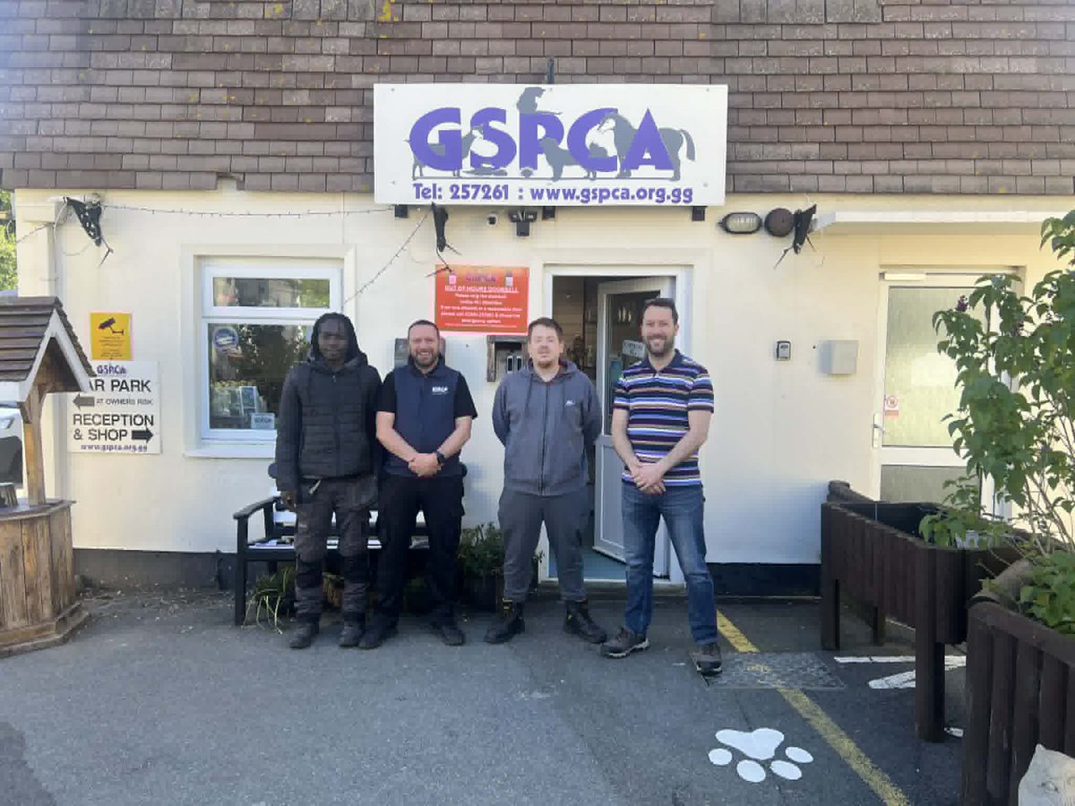 GSPCA's tweet photo. @HowdensJoinery  Team Lend a Helping Hand to Transform GSPCA Shelter Pathways funded by the @CI_Coop  https://t.co/e2m1FkdZ1x https://t.co/GSExaEAlqA