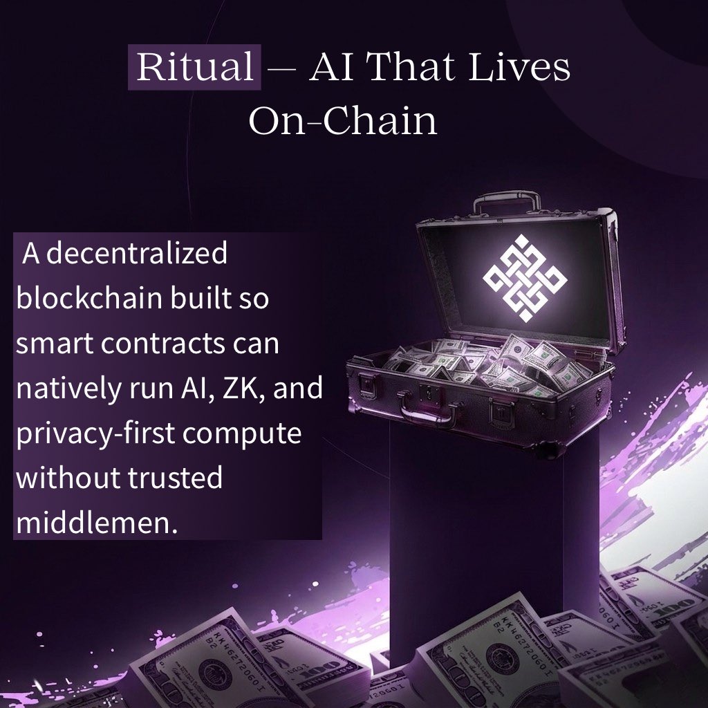 ffffin9's tweet photo. Ritual is a decentralized level of AI performance that brings the AI from the role of the defendant to the role of an independent market participant. It allows you to integrate AI models directly into blockchain protocols and smart contracts with privacy verification and performance economics at the network level. The first Infernet product is already on the testnet - it's an AI coprocessor for web3
@ritualnet