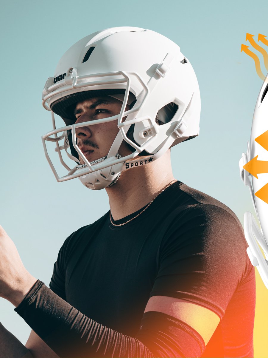 TheLightHelmets's tweet photo. The Apache, Apache Lightning, and Apache Tomahawk all feature dedicated air channels built into the shell — designed to pull heat and moisture away from your head. 

Less heat and distractions means less fatigue, which means less limits on your game 💪 https://t.co/8pzkAAgZCf