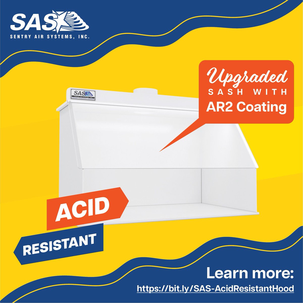 SentryAir's tweet photo. #AcidGas Fume Hood Walkthrough: Upgraded Sash with AR2 Coating – The sash on the #AcidFumeHood has been upgraded to an abrasion-resistant (AR2) coating, which offers improved scratch resistance, durability, and chemical resistance. https://t.co/SefAEg7QWD  #AcidDigestionHood https://t.co/001h9i12rf