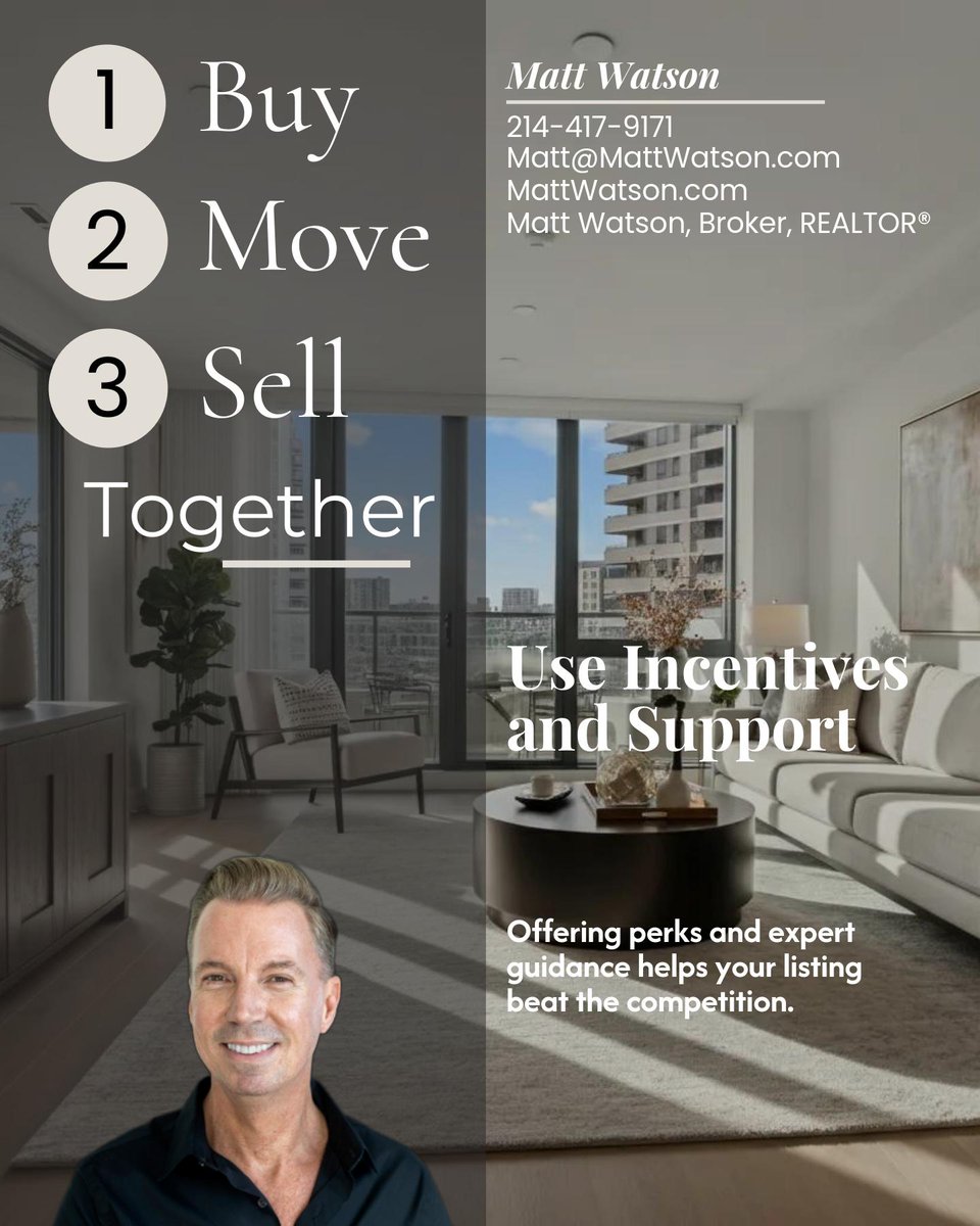MattWatsonCom's tweet photo. Dallas sellers can’t rely on momentum, rising inventory means your strategy must stand out with pricing, incentives, and expert support. 🏡 What would make you pick one listing over another? https://t.co/TYBvQZyKjV