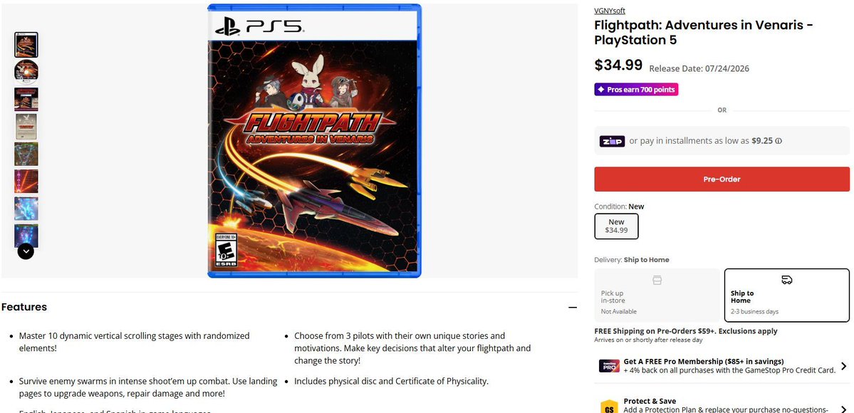 VGNYsoft Games | Physical Games on Physical Media tweet media