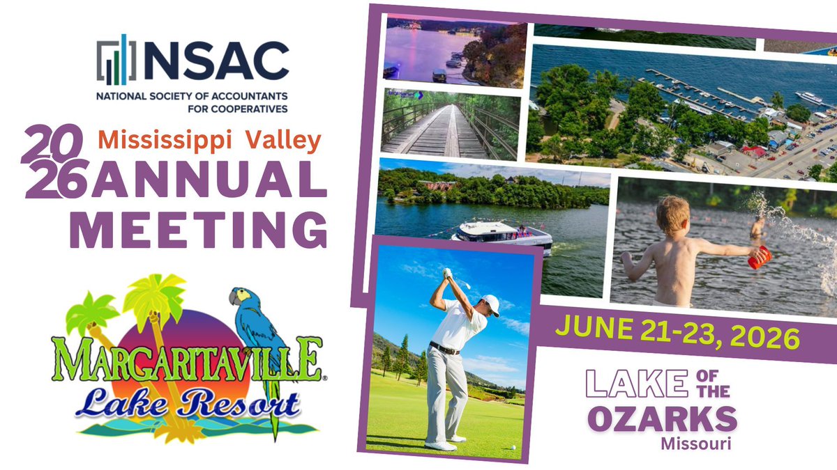 NSACOOP's tweet photo. Education. Resources. Connections. Join us for the Mississippi Valley Annual Meeting at Lake of the Ozarks! Earn CPE, gain valuable industry insights and don’t miss the family-friendly bowling event Monday evening! 
https://t.co/l51YtCi8g5 https://t.co/oFr6qVk9TL