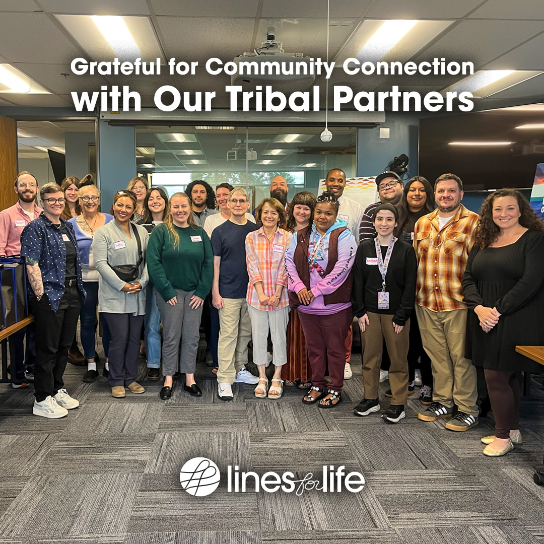 Lines_for_Life's tweet photo. Thank you to everyone who joined Lines for Life and NPAIHB last week for our open house with tribal community partners across Oregon. Mental health support is available: https://t.co/hF5GPi5RmY #MentalHealthSupport #NativeHealth https://t.co/gEy4MgEoK8