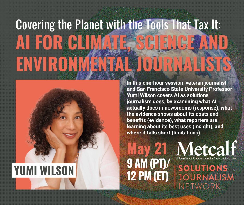 Metcalf Institute tweet media