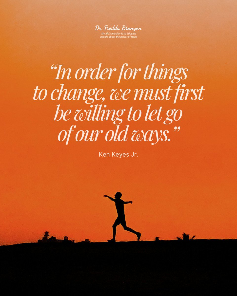 drfredda's tweet photo. Change is not just about wanting a better outcome. It begins with the decision to move differently, think differently, and release what keeps you stuck. https://t.co/IqGJSeenGC