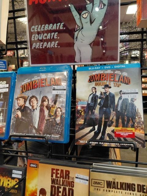 bookmans's tweet photo. It's Zombie Awareness Month, and honestly, our shelves are stacked with everything you need to survive the apocalypse. 🧟📚 

Books, games, movies - come stock up at Bookmans just in case. 

Found at Bookmans Speedway

#BookmansFinds https://t.co/EAJYltZRRj