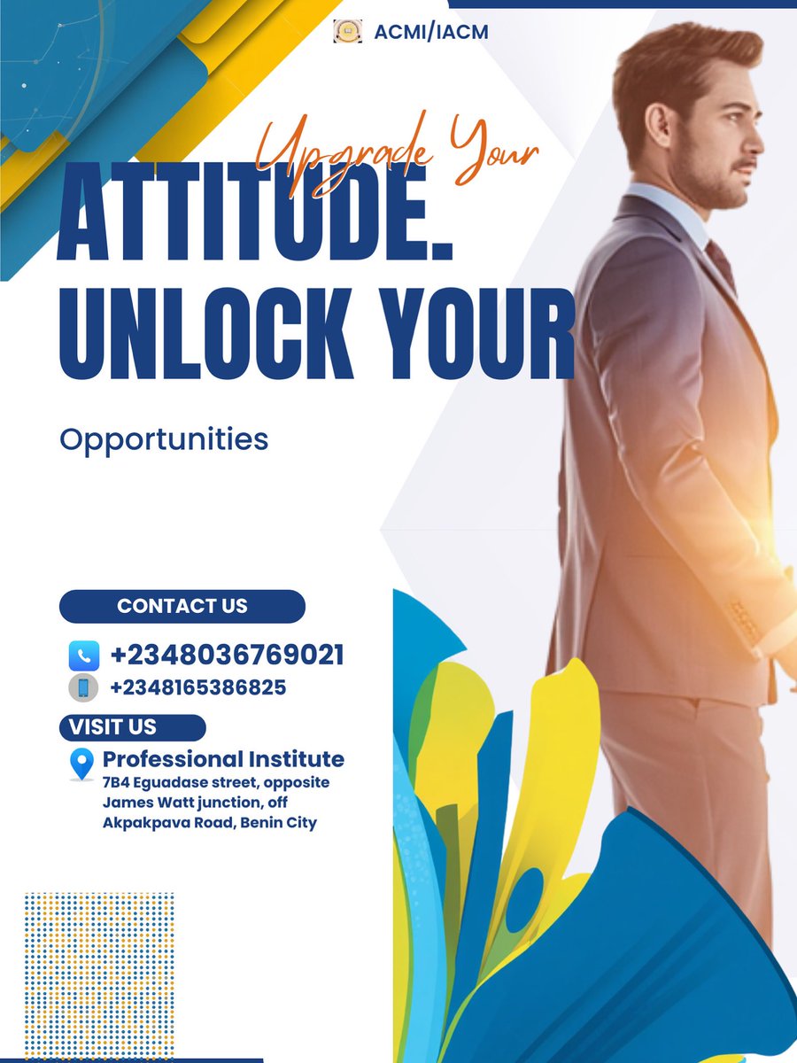IACM_NG's tweet photo. He had the perfect CV… but still lost the job.
Why? Poor confidence, bad body language, and rude tone during the interview.
Truth: Your Attitude is your first CV.
It speaks before your qualifications.
Many young people are losing opportunities not because of what they know, https://t.co/YZUicaEQgw
