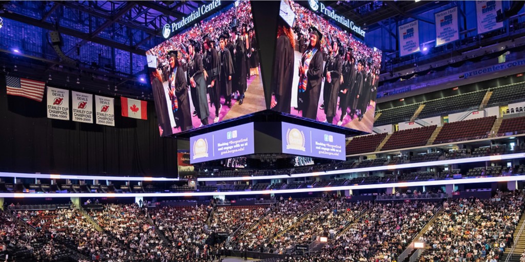 BergenCC's tweet photo. Congratulations to the Class of 2026 🎓🐾

Nearly 1,100 Bergen students graduated at #Commencement2026, which rocked at the Prudential Center in Newark! Read about this year's ceremony at https://t.co/wNQlK1G2pm.

#bergencc #learnbelongsucceed #nj #paramus #BergenGrad https://t.co/5Da8Gzzi3L