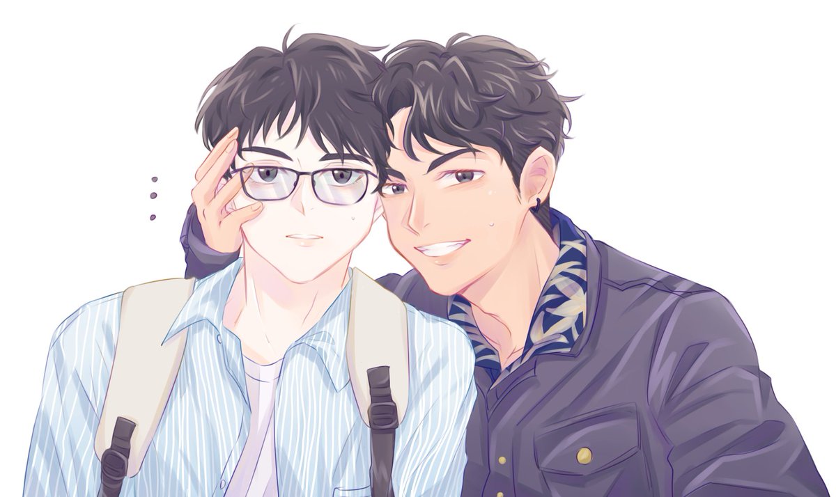 sasuke20320's tweet photo. 畫了劇裡喜歡的一幕🦊🐶
#xizhao #SammysChildrensDay https://t.co/9wYLVXGaI9