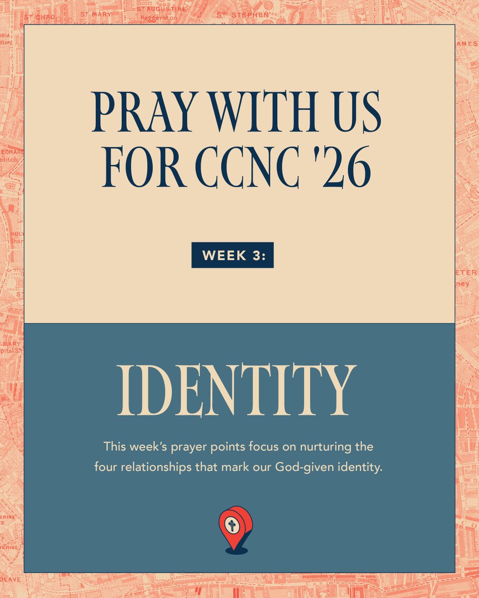 ColsonCenter's tweet photo. Week 3: Identity.
Join us in prayer as we root our identity in the relationships God has given us. https://t.co/4R40po7k1R