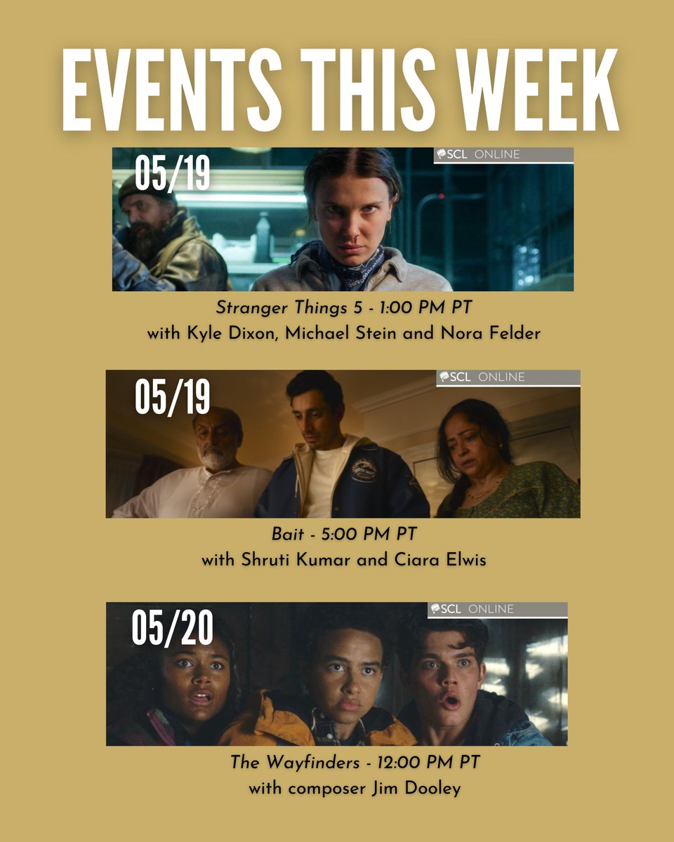 The_SCL's tweet photo. Join us for an exciting line up of online and in-person events this week! 

Hope to see you there 🎶 ✨

#thescl #composers #lyricists https://t.co/py04YcfvPh
